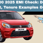 Alto 800 2025 EMI Check: Down Payment, Tenure Examples & On-Road Price