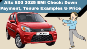 Alto 800 2025 EMI Check: Down Payment, Tenure Examples & On-Road Price