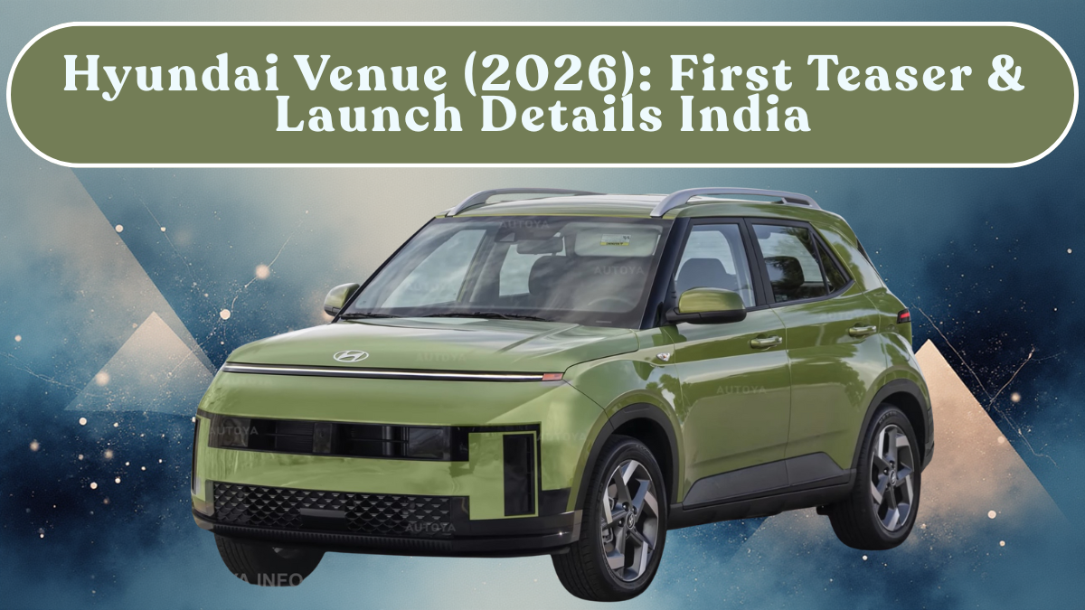 Hyundai Venue (2026): First Teaser & Launch Details India