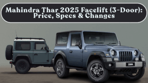 Mahindra Thar 2025 Facelift (3-Door): Price, Specs & Changes