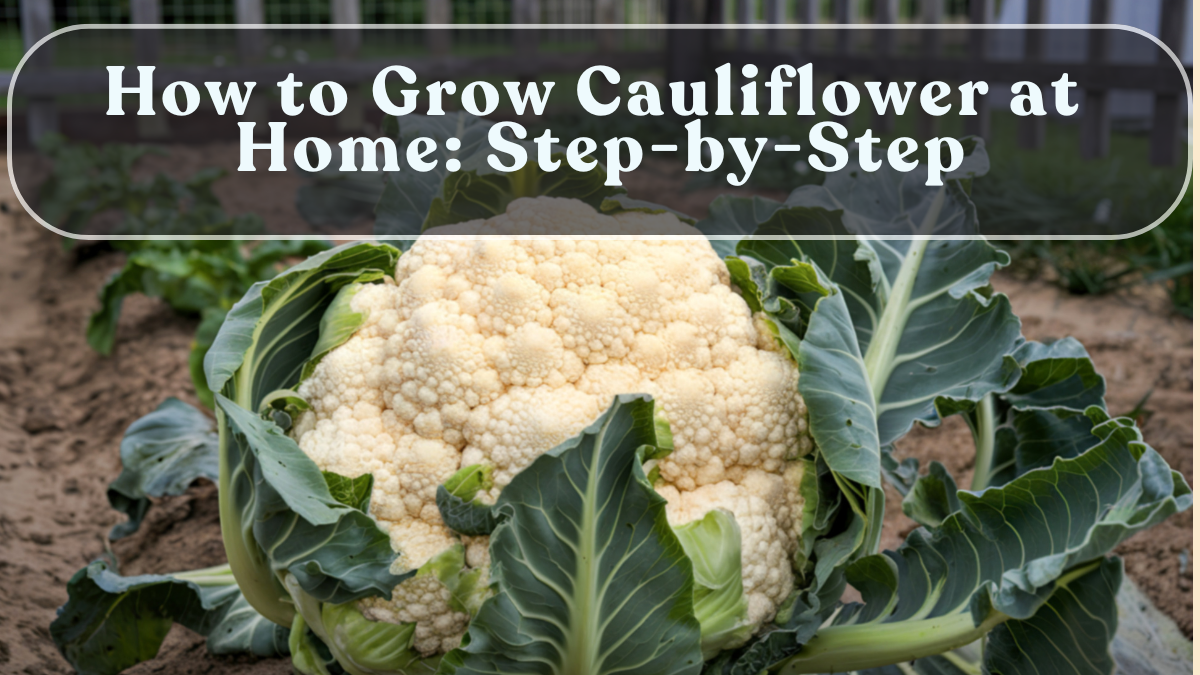 How to Grow Cauliflower at Home: Step-by-Step