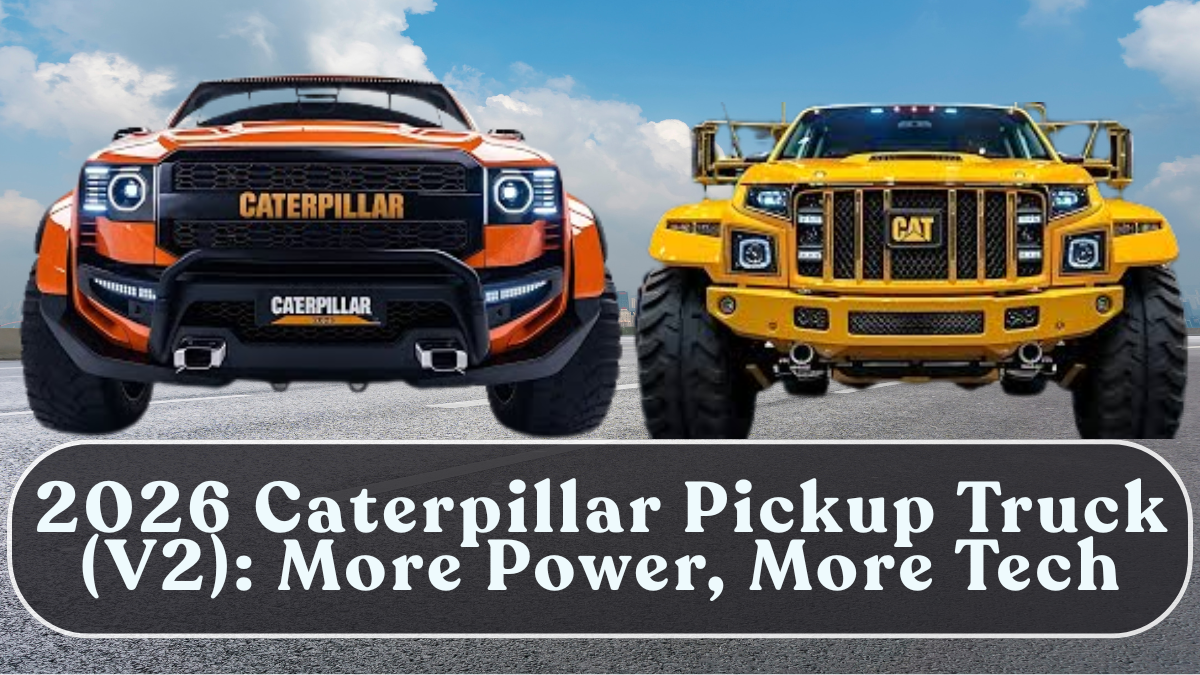 2026 Caterpillar Pickup Truck (V2): More Power, More Tech