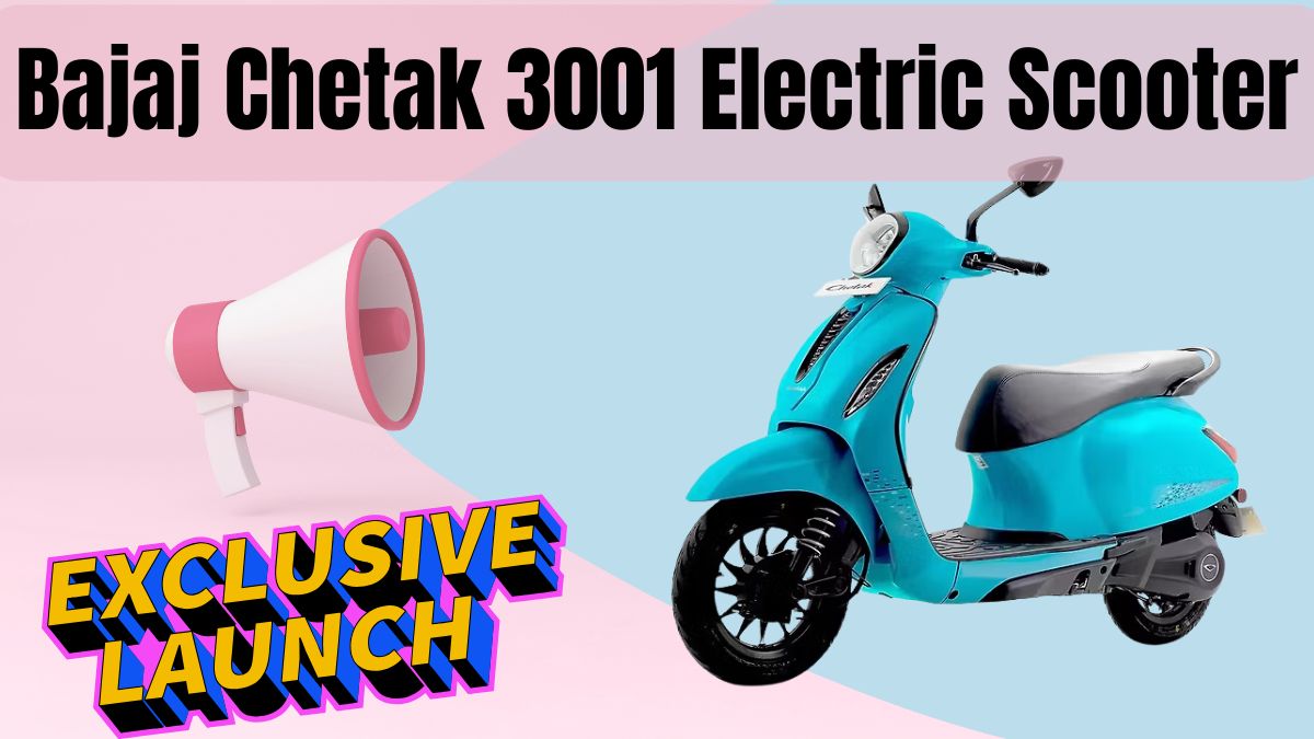 Bajaj Chetak 3001 Electric Scooter (Oct 2025): Range, Battery, Charging & Price