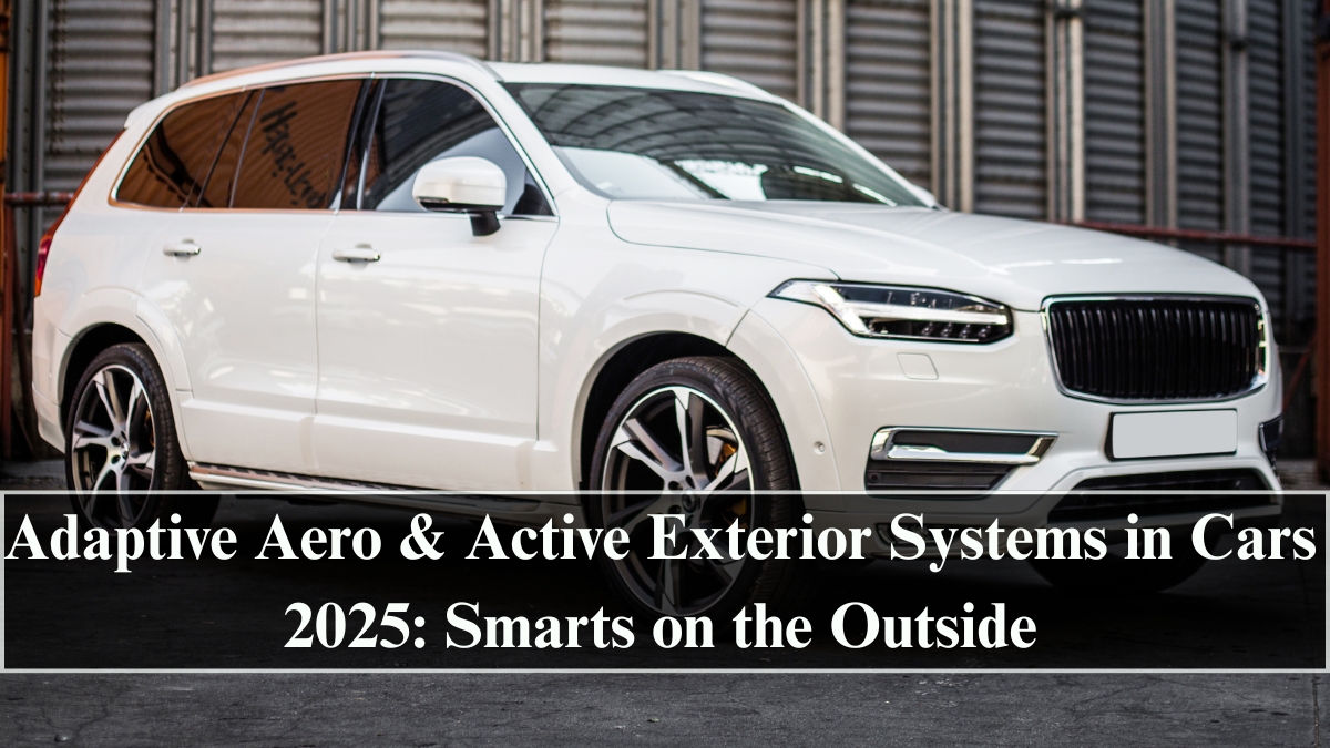 Adaptive Aero & Active Exterior Systems in Cars 2025: Smarts on the Outside