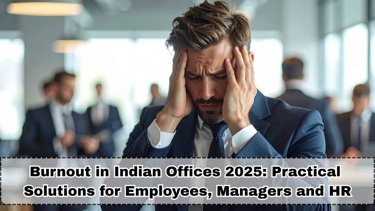 Burnout in Indian Offices 2025: Practical Solutions for Employees, Managers and HR