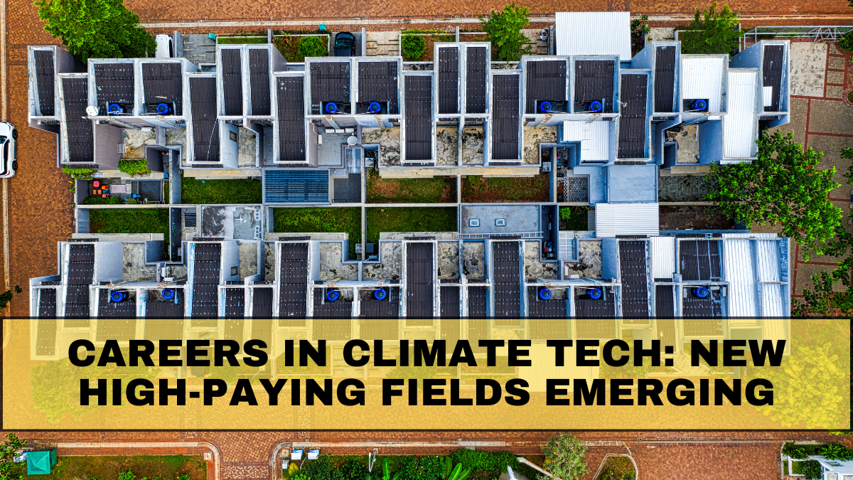 Careers in Climate Tech: New High-Paying Fields Emerging