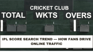 IPL Score Search Trend — How Fans Drive Online Traffic