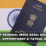 Passport Renewal India 2026: Documents, Fees, Appointment & Tatkal Guide