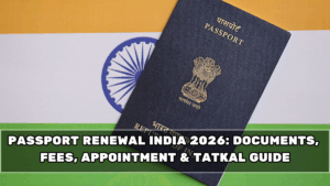 Passport Renewal India 2026: Documents, Fees, Appointment & Tatkal Guide