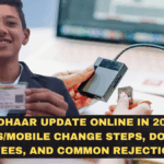 Aadhaar Update Online in 2026: Address/Mobile Change Steps, Document Rules, Fees, and Common Rejection Fixes