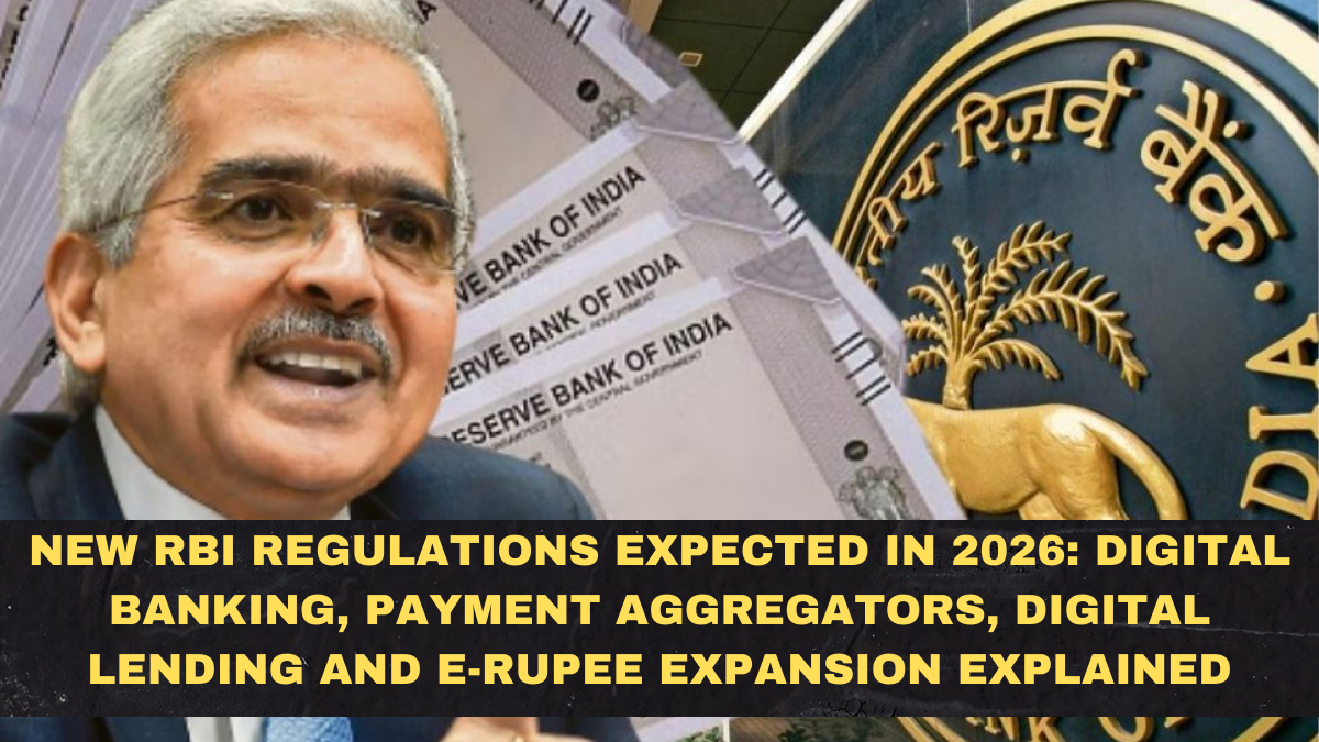 New RBI Regulations Expected in 2026: Digital Banking, Payment Aggregators, Digital Lending and e-Rupee Expansion Explained