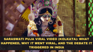 Saraswati Puja Viral Video (Kolkata): What Happened, Why It Went Viral, and the Debate It Triggered in India