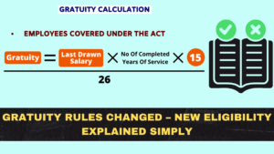 Gratuity Rules Changed – New Eligibility Explained Simply