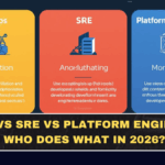 DevOps vs SRE vs Platform Engineering: Who Does What in 2026?