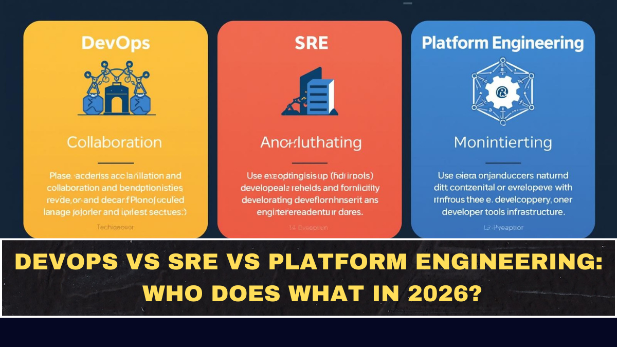 DevOps vs SRE vs Platform Engineering: Who Does What in 2026?