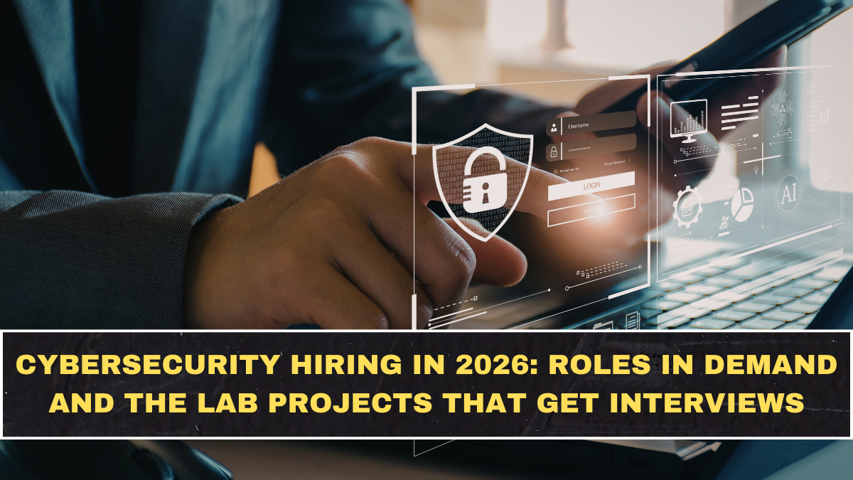 Cybersecurity Hiring in 2026: Roles in Demand and the Lab Projects That Get Interviews