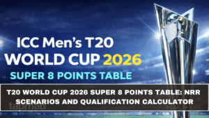 T20 World Cup 2026 Super 8 Points Table: NRR Scenarios and Qualification Calculator