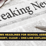 Today’s News Headlines for School Assembly (Feb 2026): Short, Clear + One-Line Explanations
