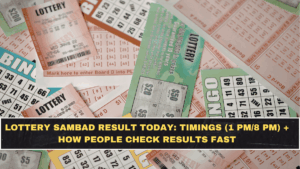 Lottery Sambad Result Today: Timings (1 PM/8 PM) + How People Check Results Fast