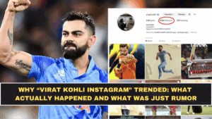 Why “Virat Kohli Instagram” Trended: What Actually Happened and What Was Just Rumor