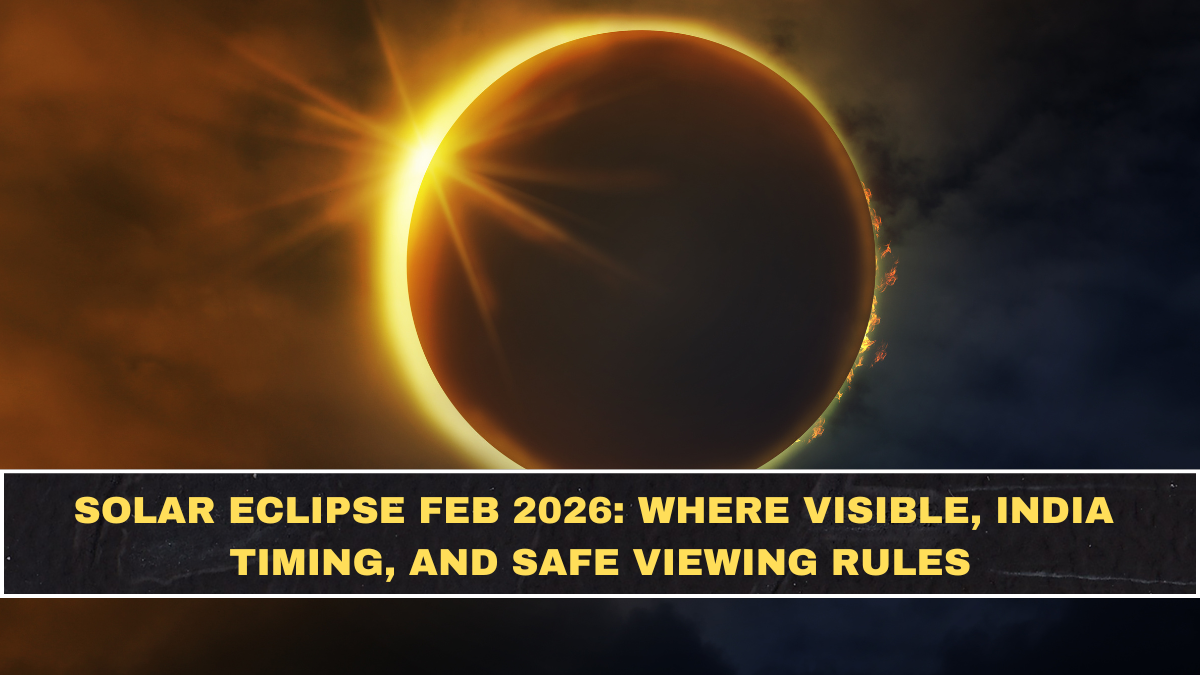 Solar Eclipse Feb 2026: Where Visible, India Timing, and Safe Viewing Rules