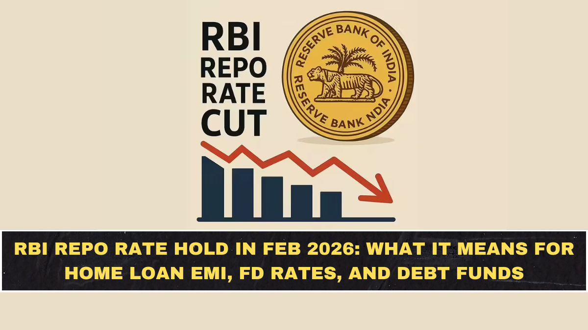 RBI Repo Rate Hold in Feb 2026: What It Means for Home Loan EMI, FD Rates, and Debt Funds