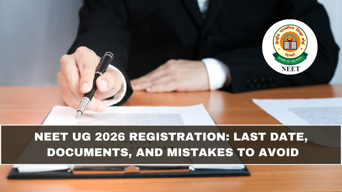NEET UG 2026 Registration: Last Date, Documents, and Mistakes to Avoid