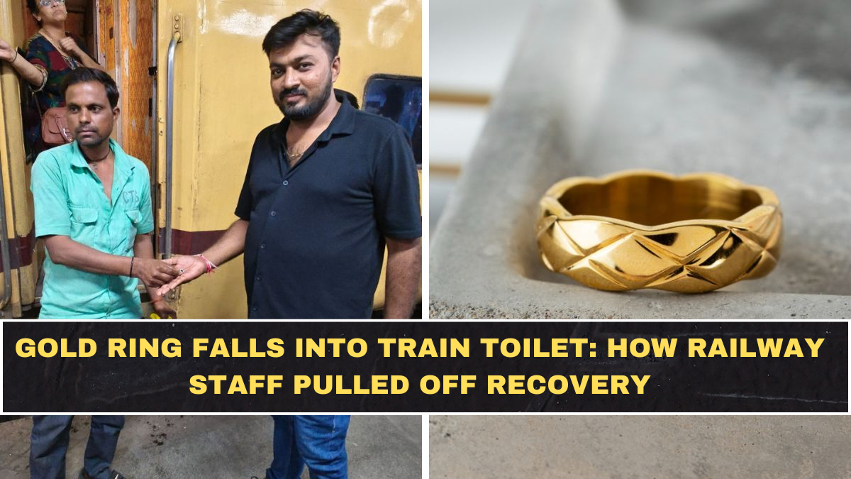 Gold Ring Falls Into Train Toilet: How Railway Staff Pulled Off Recovery