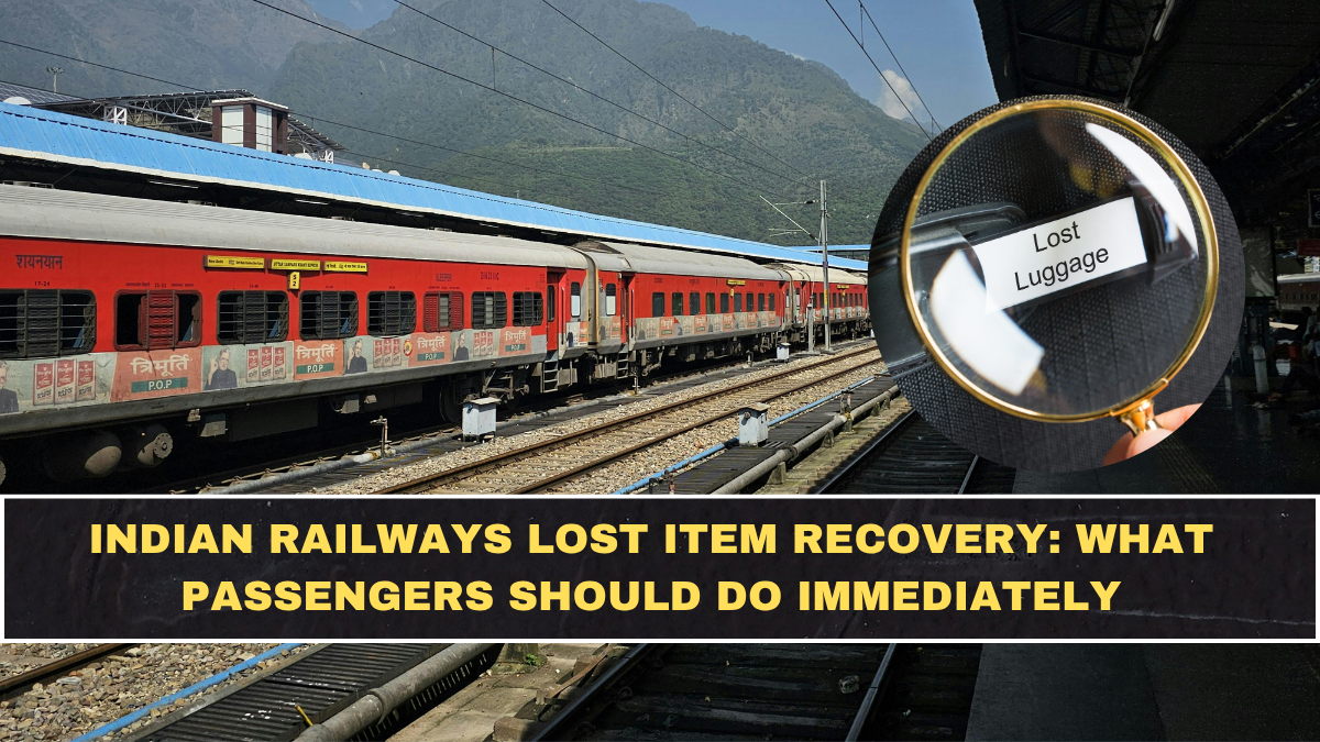 Indian Railways Lost Item Recovery: What Passengers Should Do Immediately